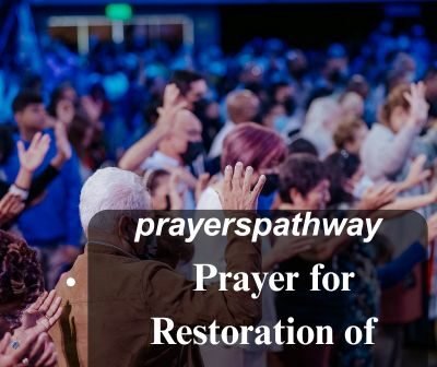 Prayer for Restoration of Healing in the World