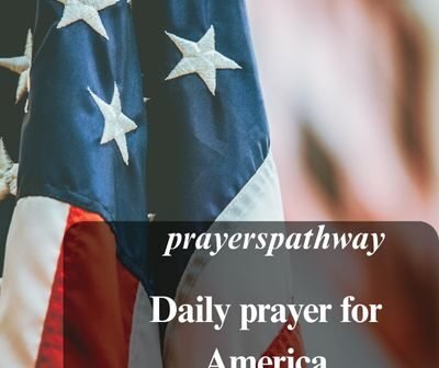 Daily prayer for America
