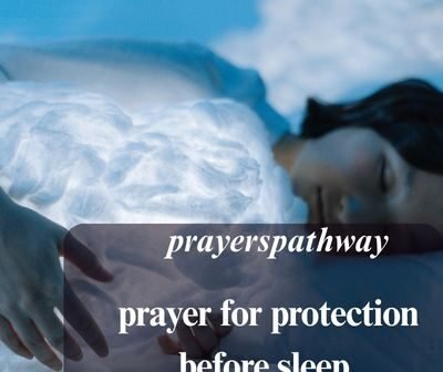 prayer for protection before sleep